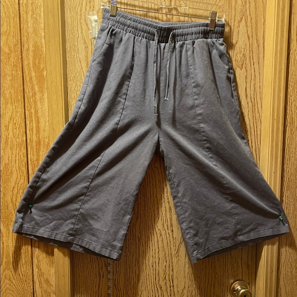 Gray Wide Leg Women's Pants
